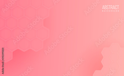 Modern light pink abstract technology gradient business background wallpaper with geometric shapes