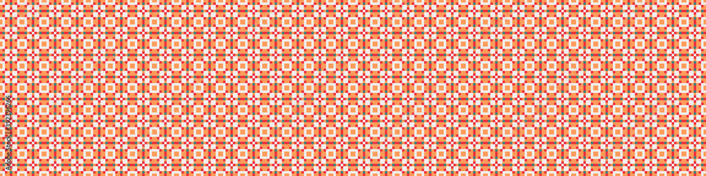 Fototapeta premium Abstract Cross Pattern Dots Logo generative computational art illustration