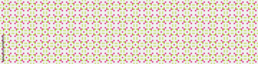 Fototapeta premium Abstract Cross Pattern Dots Logo generative computational art illustration