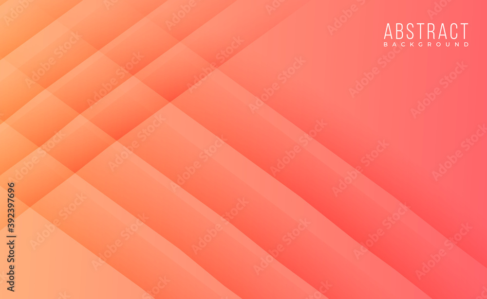 Obraz premium Modern professional peach orange vector Abstract Technology business background wallpaper with lines and shadows
