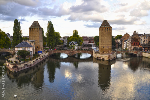 Ponts Couverts in Strasbourg, France.