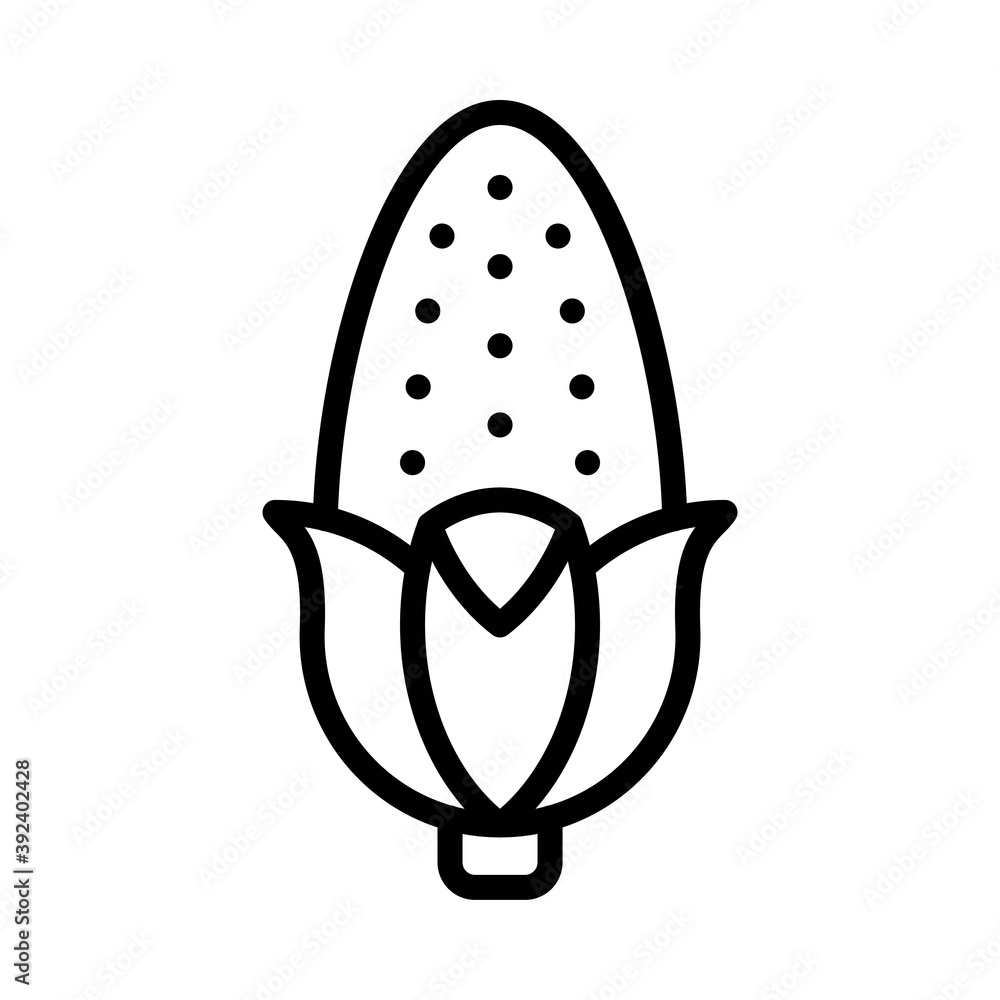 Corn icon, Thanksgiving related vector Corn icon, Thanksgiving related vector