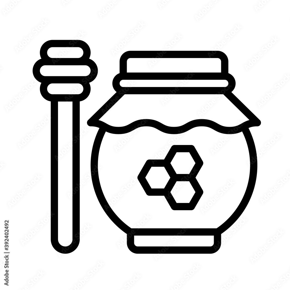 Honey pot icon, Thanksgiving related vector Honey pot icon, Thanksgiving related vector