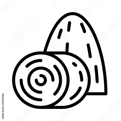 Hay icon, Thanksgiving related vector