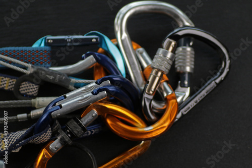 Secure, strong connection - climbing equipment