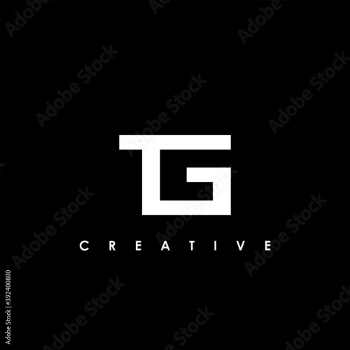 TG Letter Initial Logo Design Template Vector Illustration