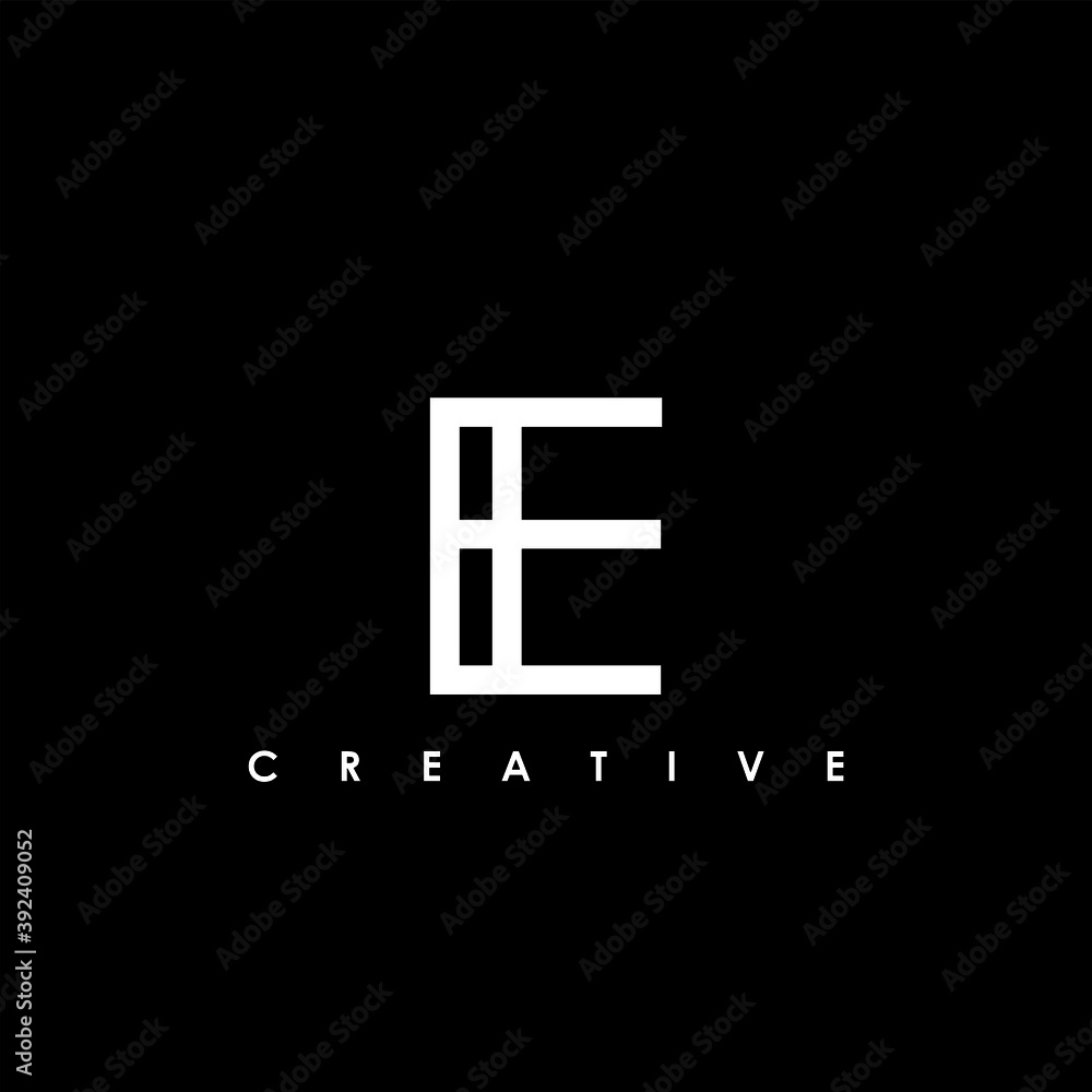 E Letter Initial Logo Design Template Vector Illustration E Letter Initial Logo Design Template Vector Illustration