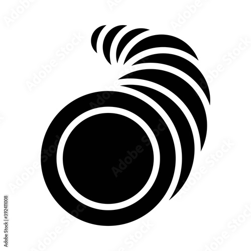 Cornucopia icon, Thanksgiving related vector
