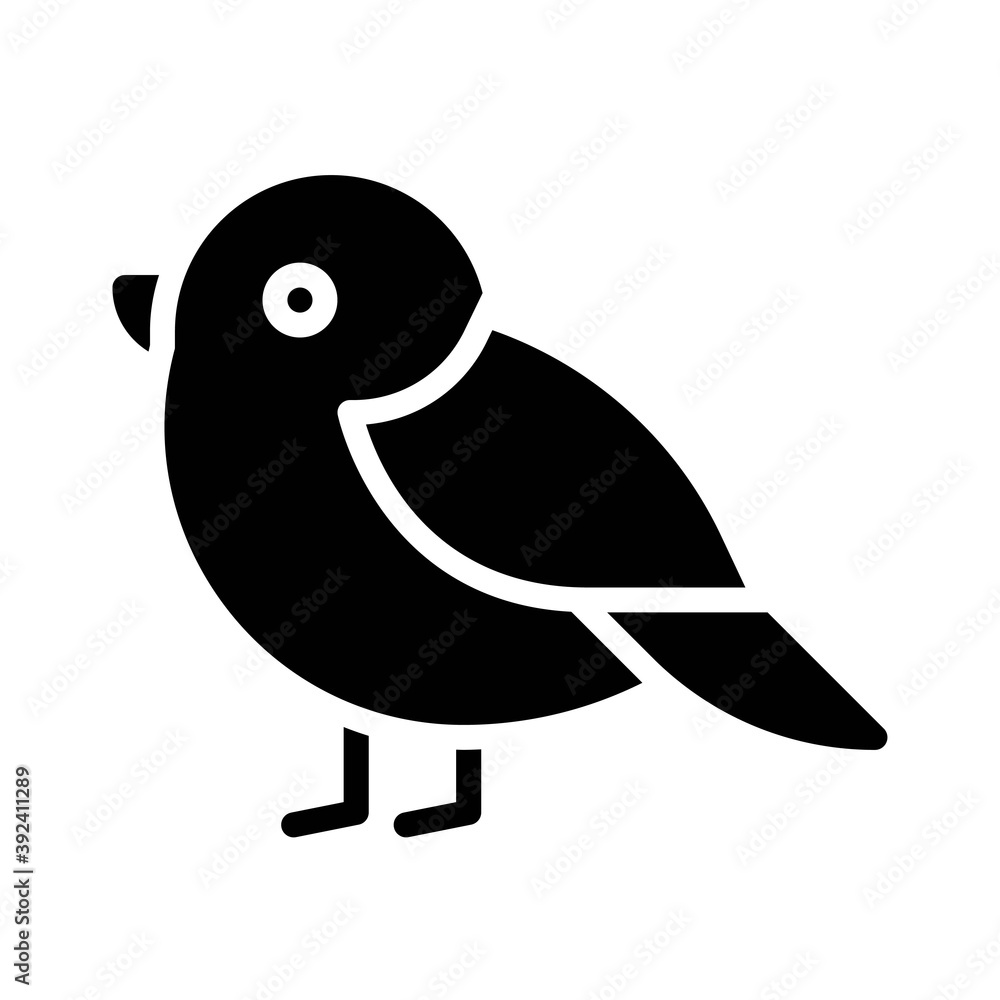 Red robin bird icon, Thanksgiving related vector Red robin bird icon, Thanksgiving related vector