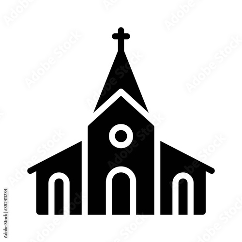 Church icon, Thanksgiving related vector