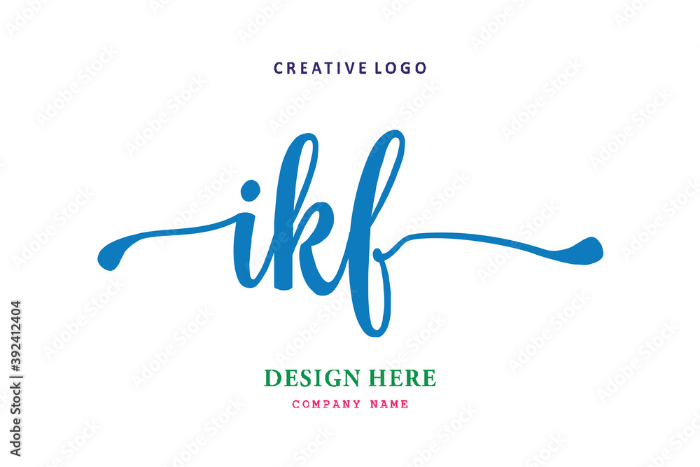 IKF lettering logo is simple, easy to understand and authoritative IKF lettering logo is simple, easy to understand and authoritative