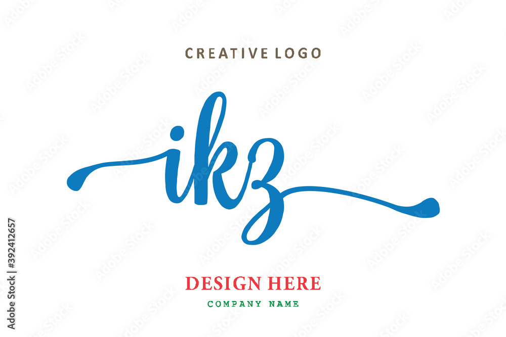 IKZ lettering logo is simple, easy to understand and authoritative IKZ lettering logo is simple, easy to understand and authoritative
