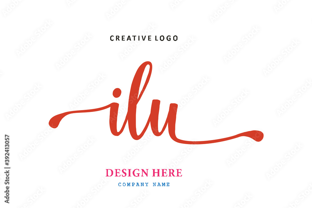 ILU lettering logo is simple, easy to understand and authoritative ILU lettering logo is simple, easy to understand and authoritative