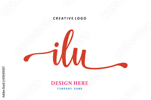 ILU lettering logo is simple, easy to understand and authoritative