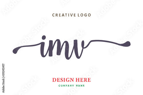 IMV lettering logo is simple, easy to understand and authoritative