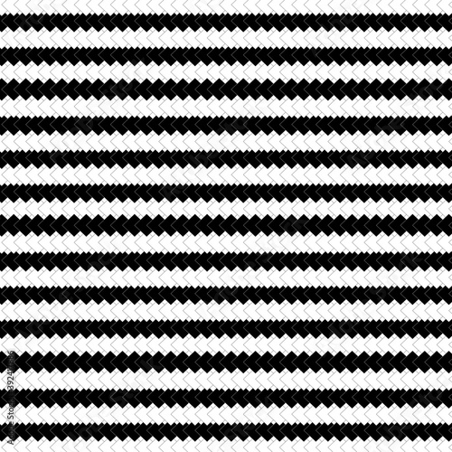 Vector monochrome geometric background. black and white pattern from geometric elements. Repeating parts of the pattern.