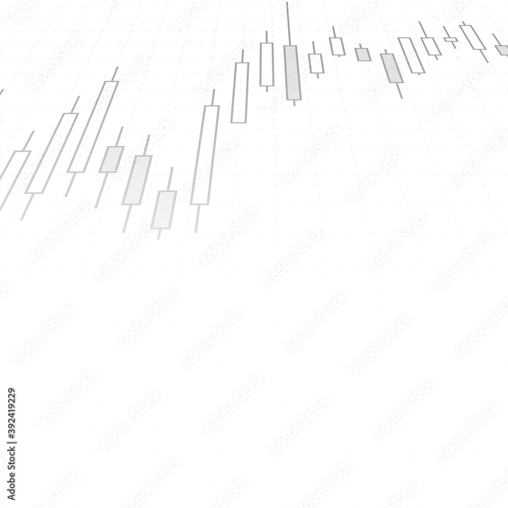 Financial stock market graph vector illustration. Financial stock market graph vector illustration.