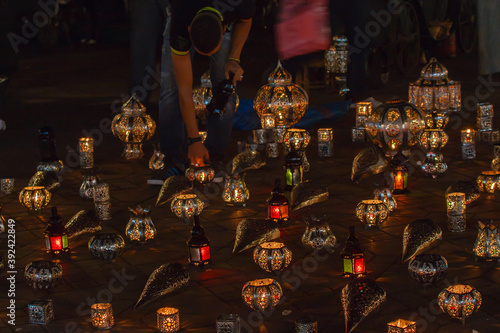 Marokko, koningssteden, marrakesh, Djemaa el Fna,  photo