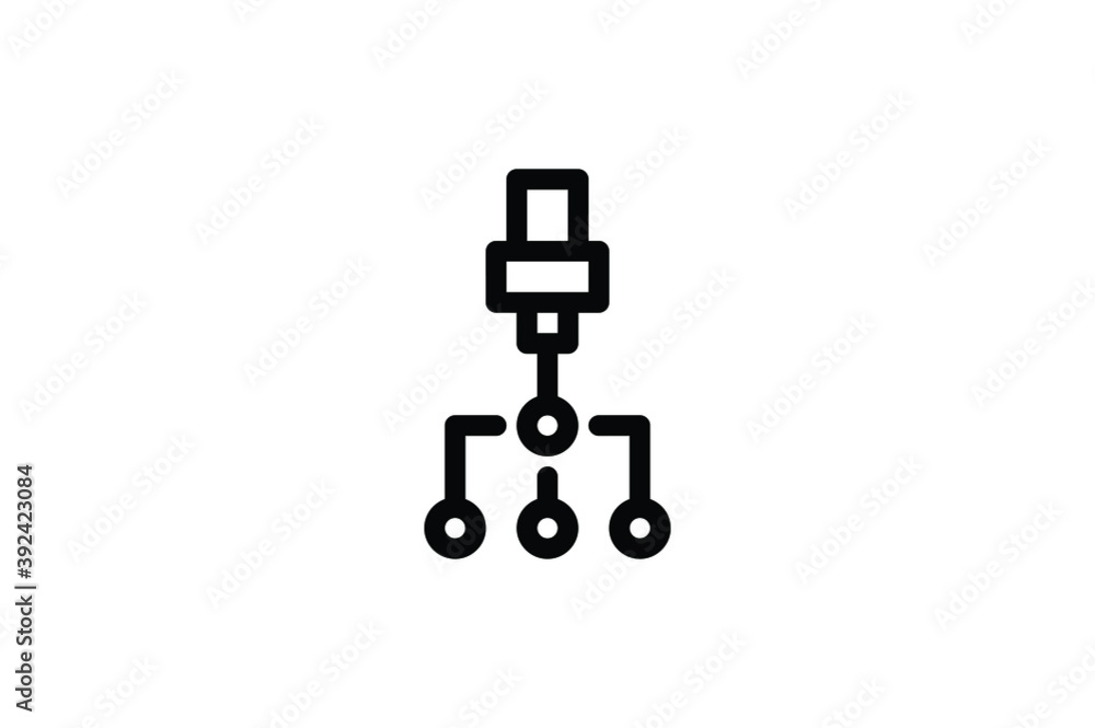 Big Data Icon - Sorting System Big Data Icon - Sorting System