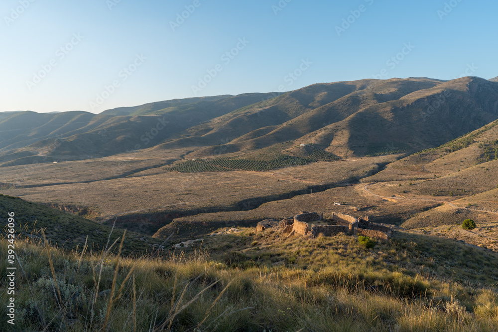 Fototapeta premium Mountainous landscape in southern Spain