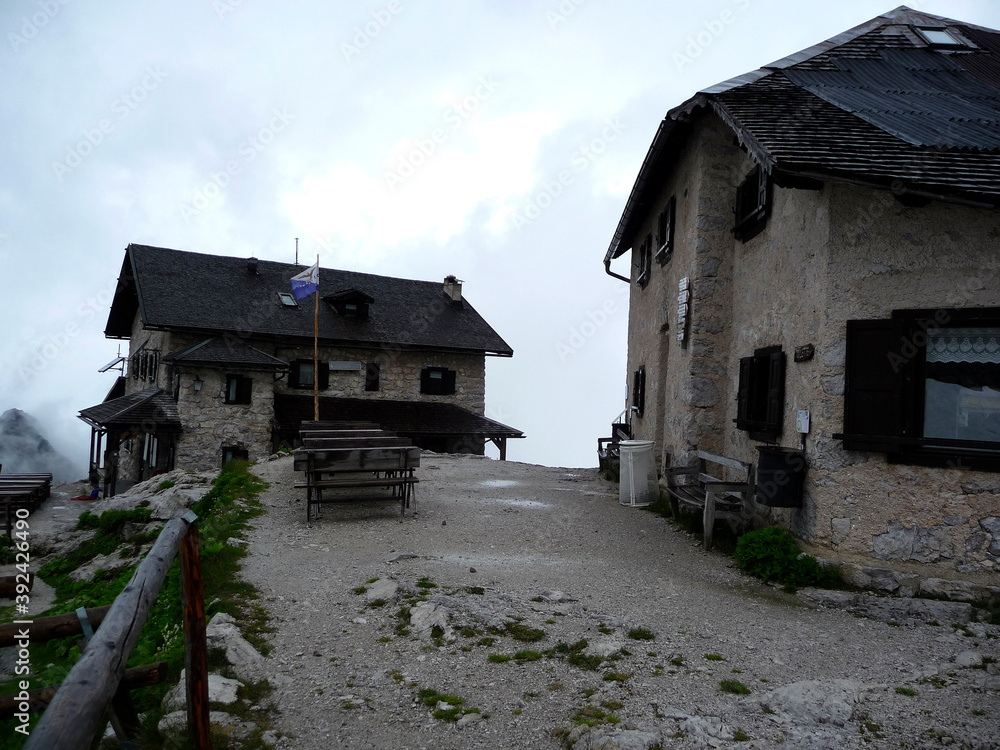 Bocchette mountain tour, Brenta, Dolomites, Italy Bocchette mountain tour, Brenta, Dolomites, Italy