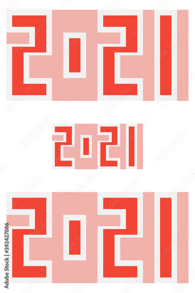 Poster with the number two thousand twenty one. Poster with the number two thousand twenty one.