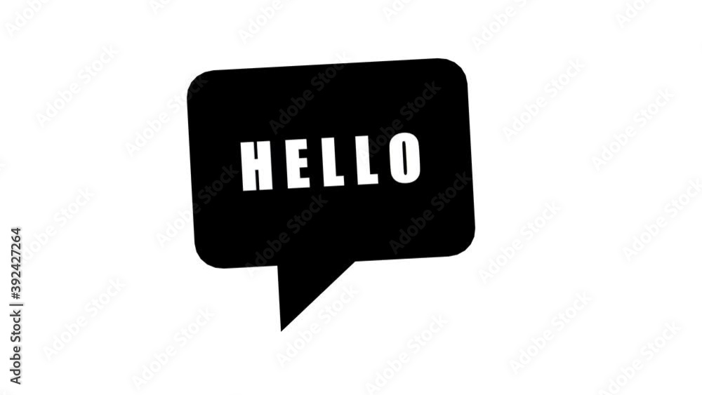 Hello text in bubbles. world hello day is celebrated annually on November 21st. Its main goal is to draw the attention of the general public to the importance of personal communication. Animation Hello text in bubbles. world hello day is celebrated annually on November 21st. Its main goal is to draw the attention of the general public to the importance of personal communication. Animation