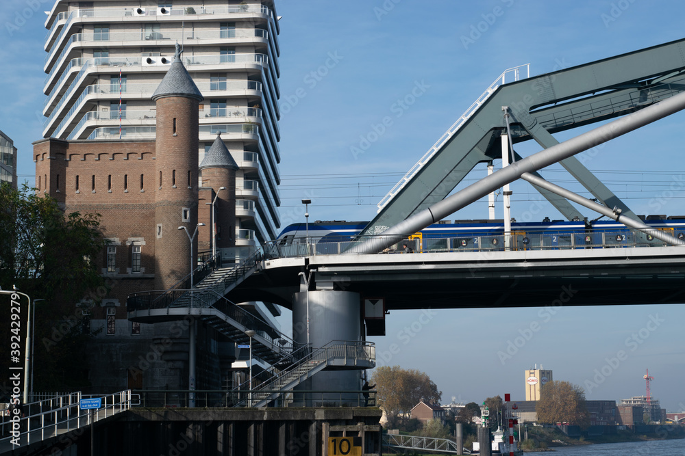 Dutch passenger train in Nijmegen