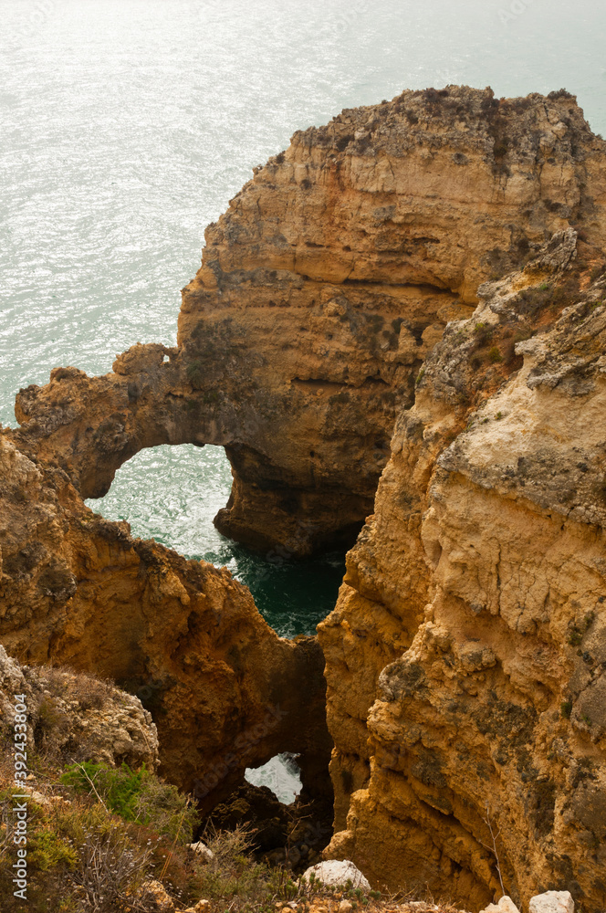 Rock formations at Ponta da Piedade, Lagos, Algarve, Portugal Rock formations at Ponta da Piedade, Lagos, Algarve, Portugal