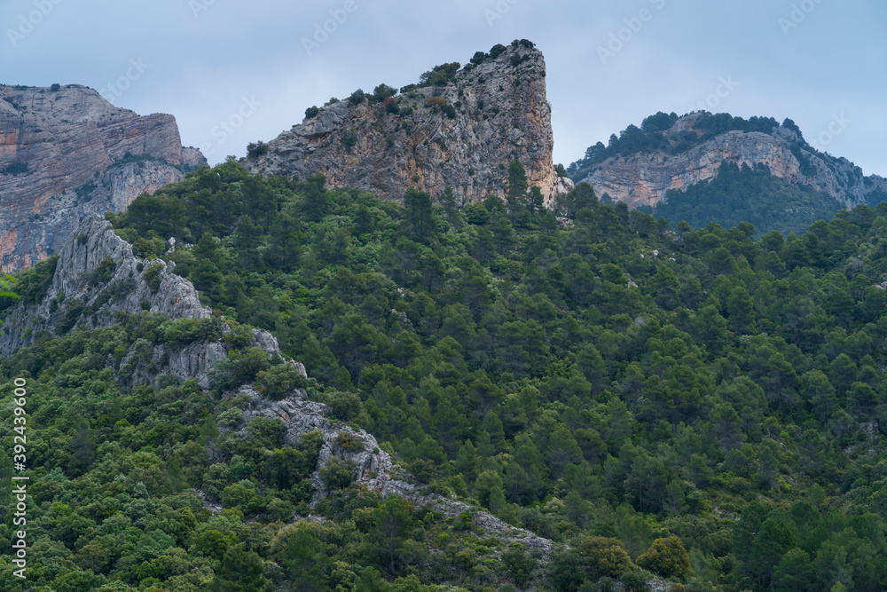 En Benet Rocks, The Ports Natural Park, Terres de l'Ebre, Tarragona, Catalunya, Spain