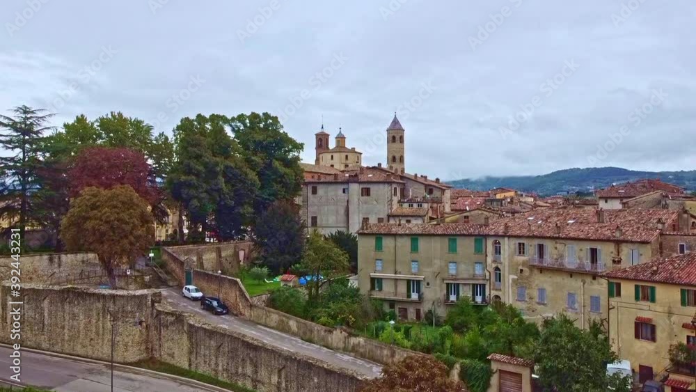 Aerial view of Città di Castello, Umbria Aerial view of Città di Castello, Umbria