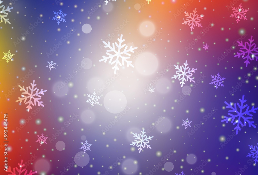 Dark Blue, Red vector texture in birthday style. Dark Blue, Red vector texture in birthday style.