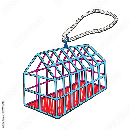 Visual concept of home-bound conversion and movement. Home-based work, activities and hobbies, creativity, the new normal, staying safe at home, and home isolation/distancing.