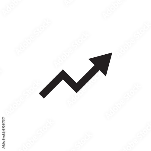 Growing graph icon