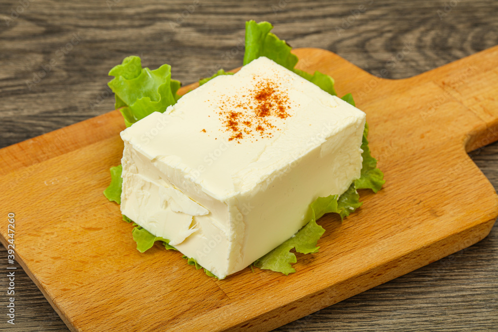 Greek traditional soft feta cheese