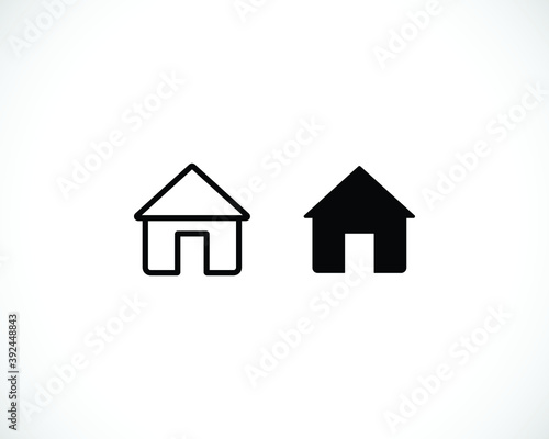 Home symbol icon vector eps 10