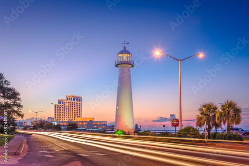 Biloxi, Mississippi, USA at Biloxi Lighthouse