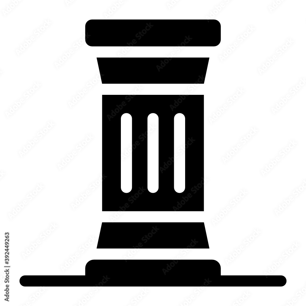 Glyph icon design of italian pillar
Glyph icon design of italian pillar