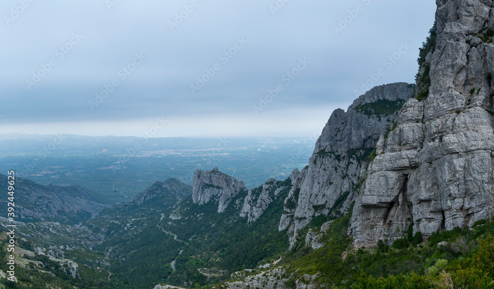 Obraz premium La Fortalesa Mountain Range, The Ports Natural Park, Terres de l'Ebre, Tarragona, Catalunya, Spain