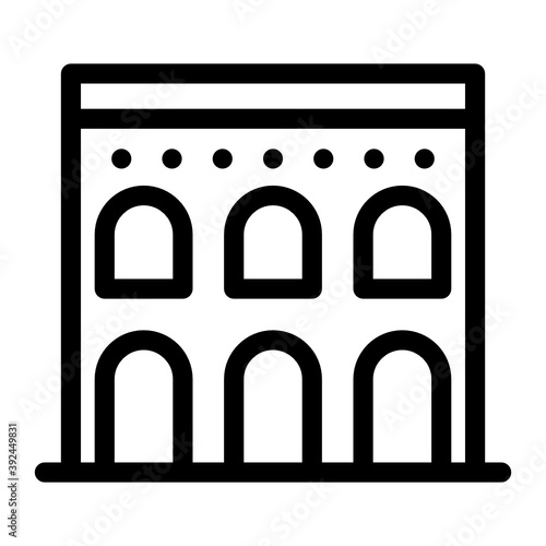  Trendy editable icon of roman colosseum 