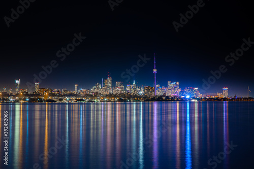 City of Toronto at night