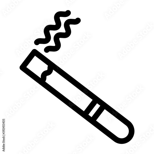 
Smoking substance, vector style of cigarette 

