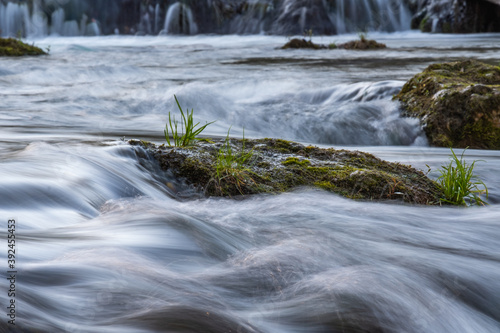 Flowing water in the forest, Germany