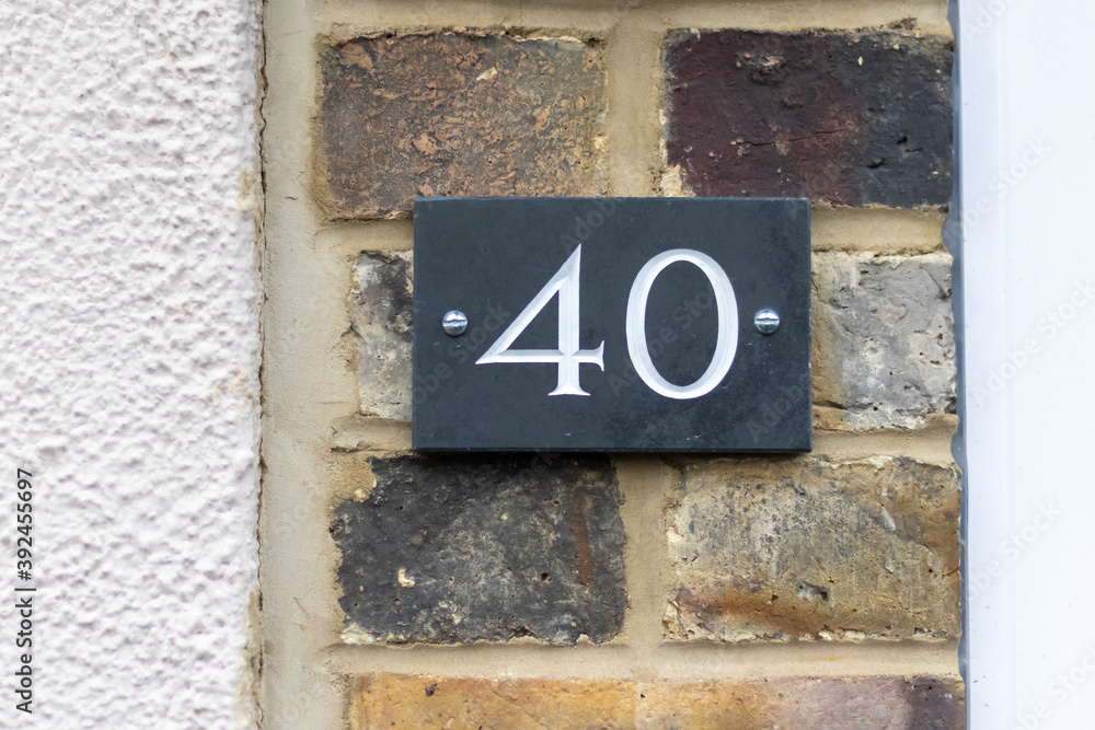 House number 40