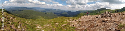  Mountain panorama of the Carpathians Ukraine