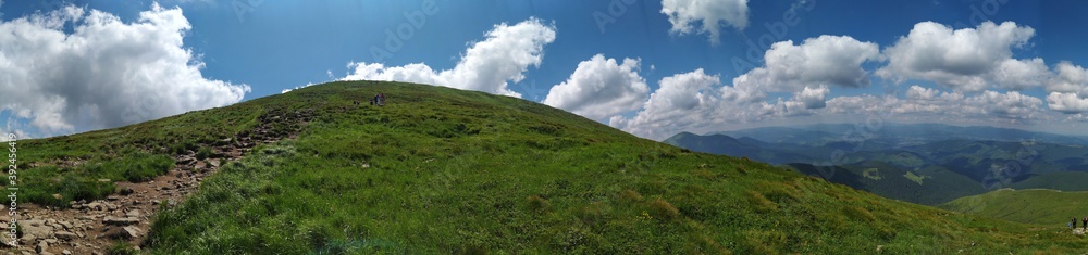 
Mountain panorama of the Carpathians Ukraine