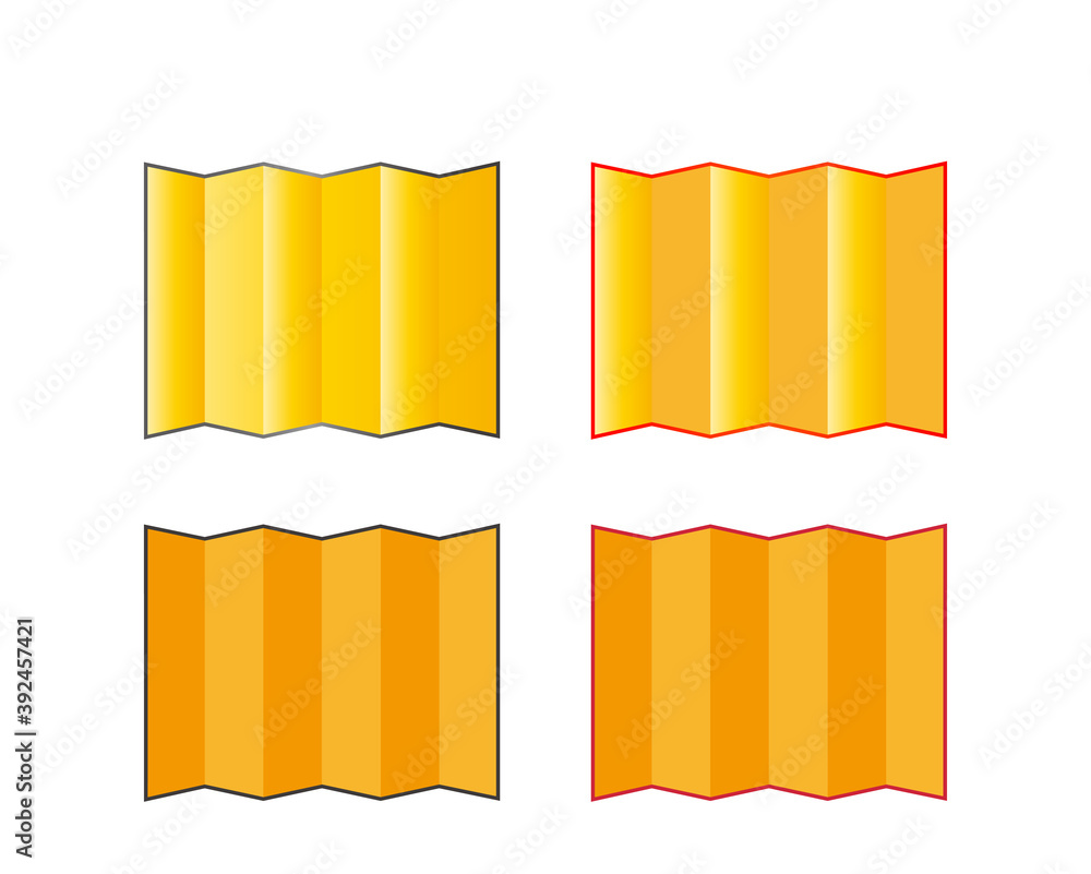 金の屏風のベクターイラスト Stock Vector Adobe Stock