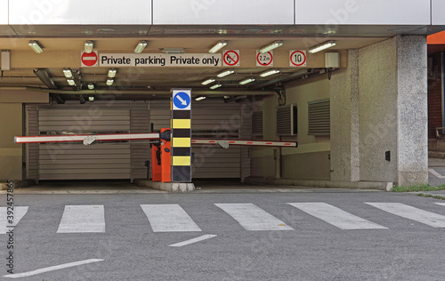 Private parking only