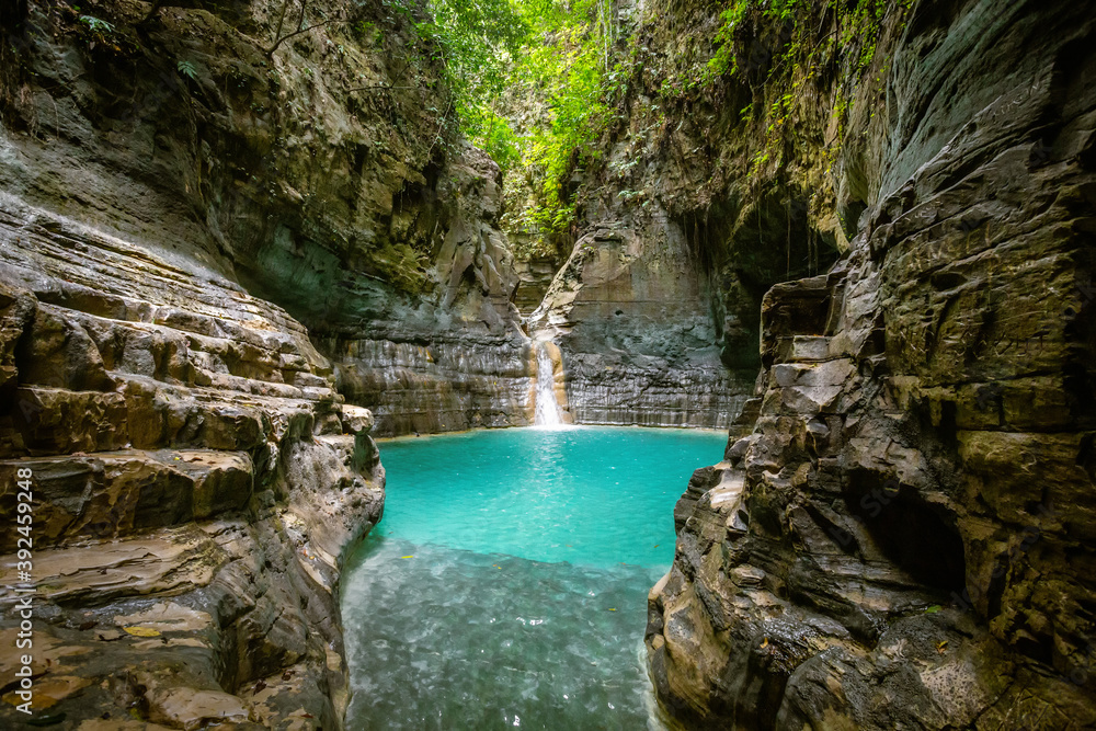 The beautiful waterfall of sumba island The beautiful waterfall of sumba island