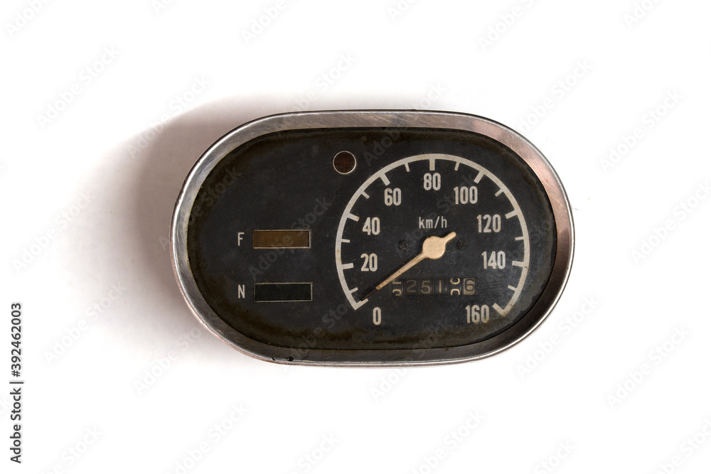 classic old motocycles gauge isolated on white classic old motocycles gauge isolated on white